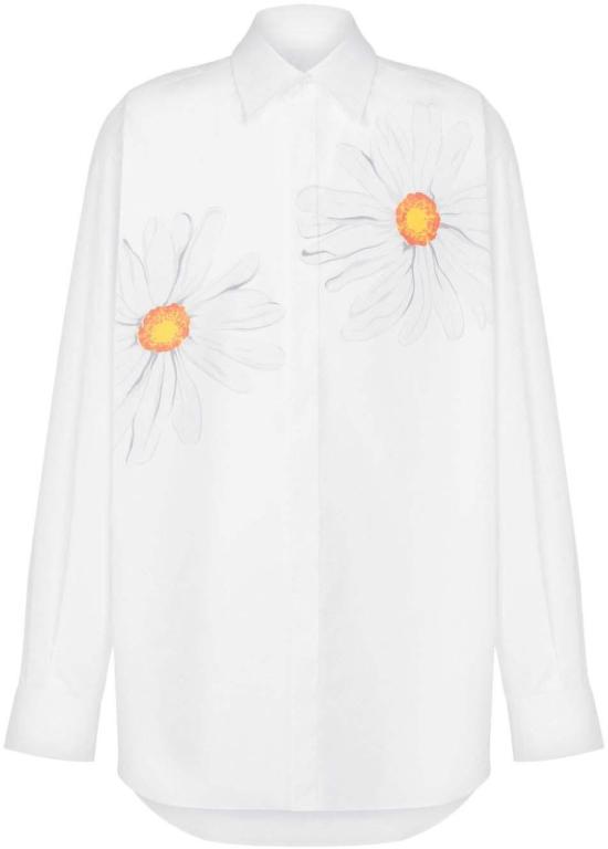 25SS 모스키노 긴팔 셔츠 A022002351001 WHITE