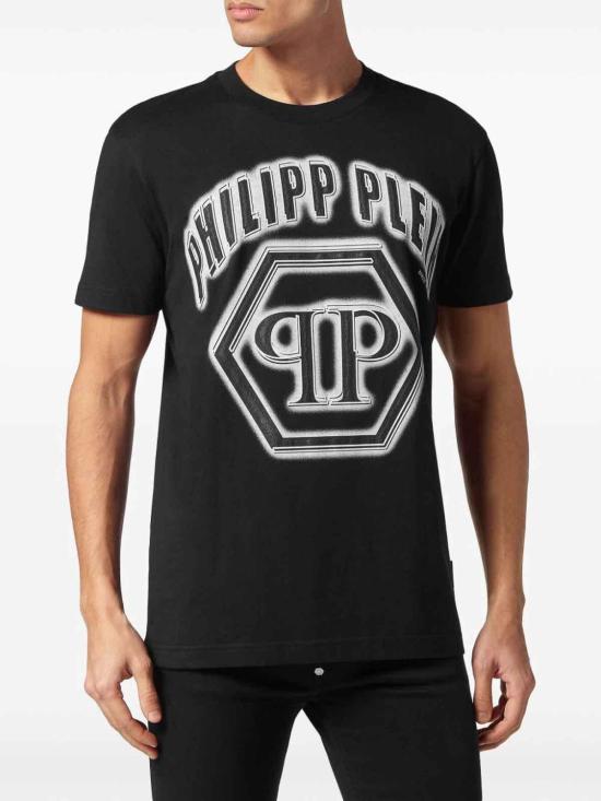 필립 플레인 반팔 티셔츠 MTK7449PJY002N02 Black - PHILIPP PLEIN
