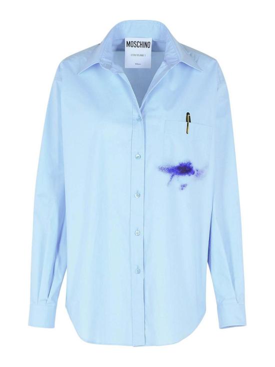  모스키노 셔츠 V020405314293 Light Blue