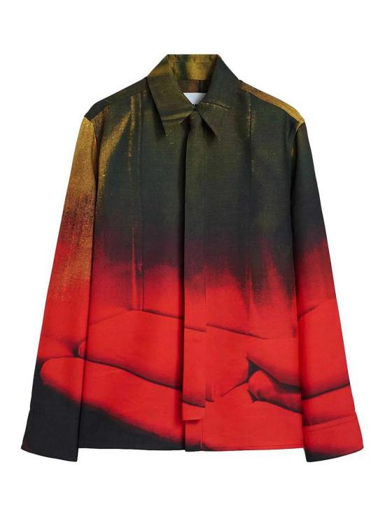 26SS 질샌더 긴팔 셔츠 J21DL0229J40228976 Red