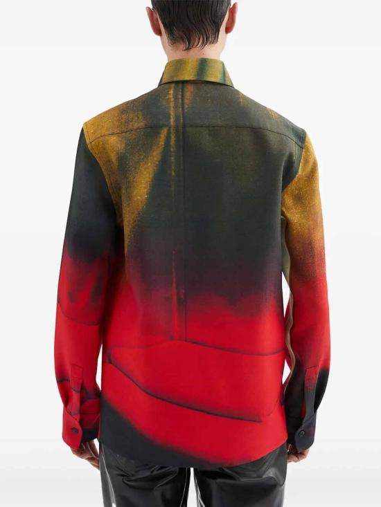 26SS 질샌더 긴팔 셔츠 J21DL0229J40228976 Red - JIL SANDER