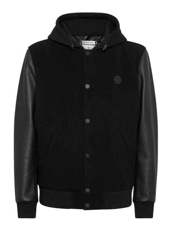  필립 플레인 봄버 자켓 MRB2513PTE120N02 Black