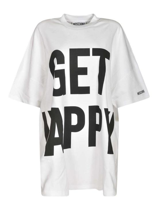  모스키노 반팔 티셔츠 043404421001 White