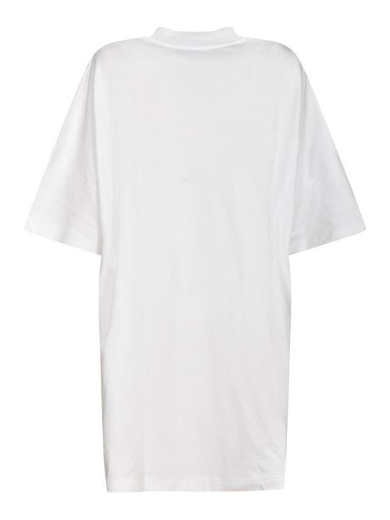  모스키노 반팔 티셔츠 043404421001 White - MOSCHINO