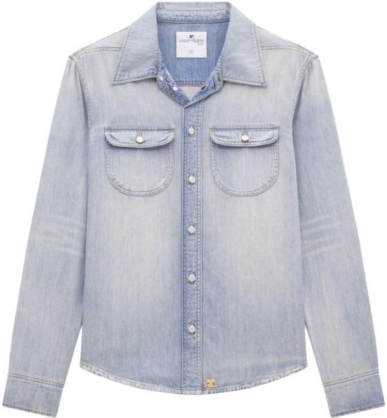  쿠레쥬 데님 셔츠 124DCH015CO01027011 BLUE