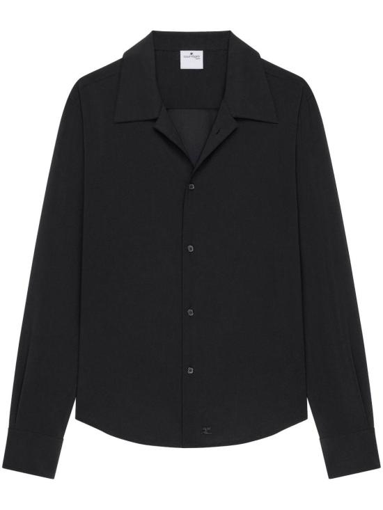 25SS 쿠레쥬 긴팔 셔츠 125CCH079CO01379999 BLACK