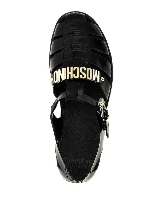 25FW 모스키노 샌들 MB16501G0MG20000 Black - MOSCHINO