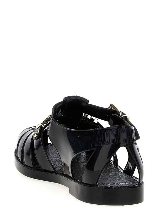 25FW 모스키노 샌들 MB16501G0MG20000 Black - MOSCHINO