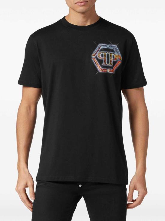  필립 플레인 반팔 티셔츠 MTK7342PJY002N02 Black - PHILIPP PLEIN