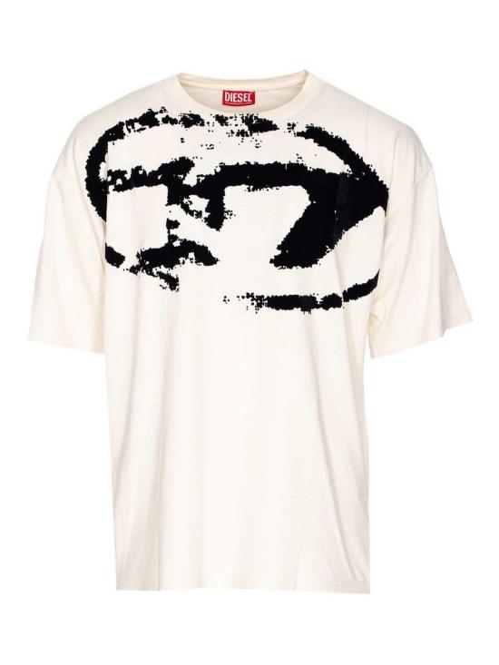 26FW 디젤 반팔 티셔츠 A130490DQAU141A White