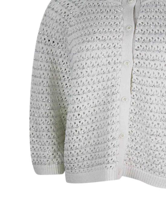 26SS 파비아나 필리피 스웨터 MAD275F528L3530142 White - FABIANA FILIPPI