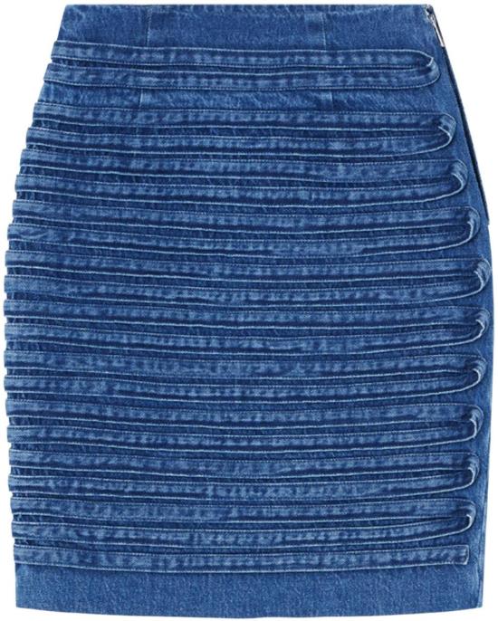 25SS 베르사체 미디 스커트 10180461A133461D800 BLUE