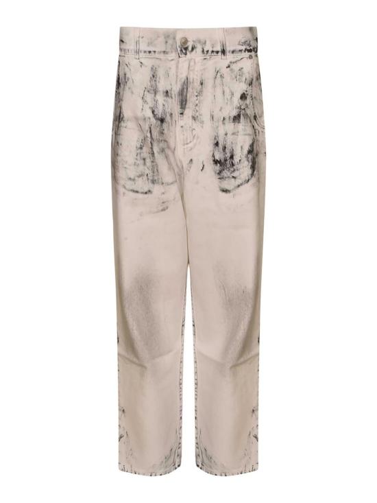  모스키노 스트레이트 팬츠 031504211001 Light Grey