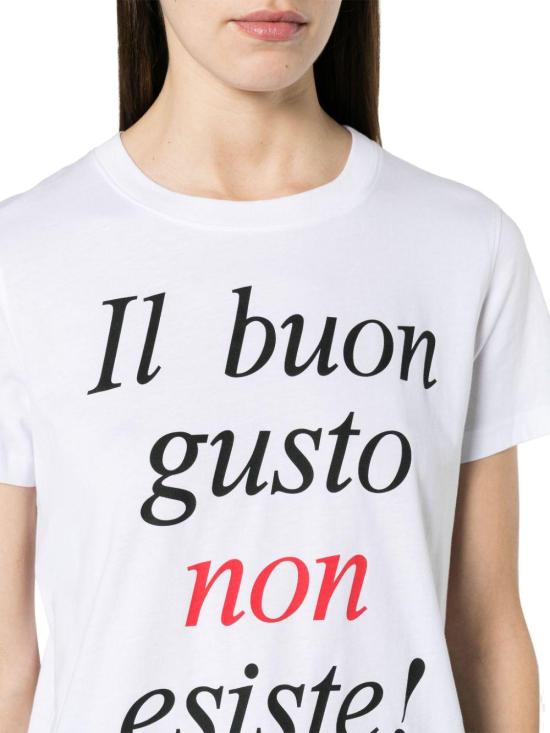  모스키노 반팔 티셔츠 A070904411001 WHITE - MOSCHINO