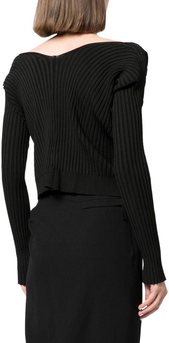 25SS 자크뮈스 가디건 223KN5002190990 BLACK - JACQUEMUS