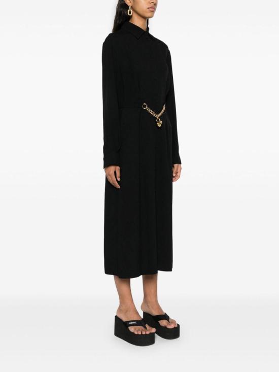 24FW 모스키노 롱 원피스 A0411053385558555C Black - MOSCHINO