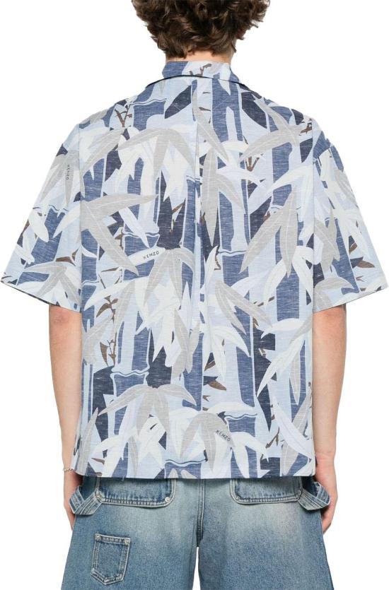 25SS 겐조 반팔 셔츠 FF55CH1309P177 BLUE - KENZO