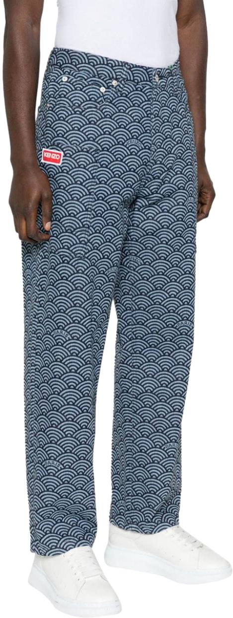  겐조 데님 팬츠 FE55DP4086K1DM BLUE - KENZO