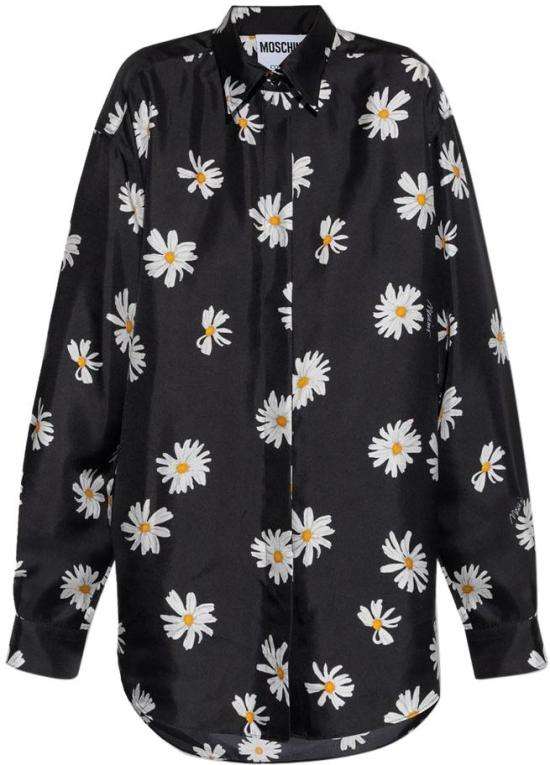 25SS 모스키노 블라우스 A022505611555 BLACK