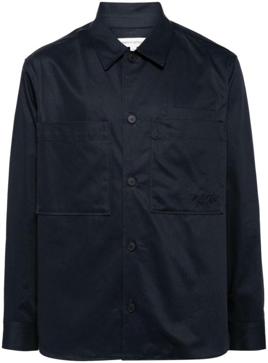  메종키츠네 긴팔 셔츠 MM00401WW0078P492 BLUE