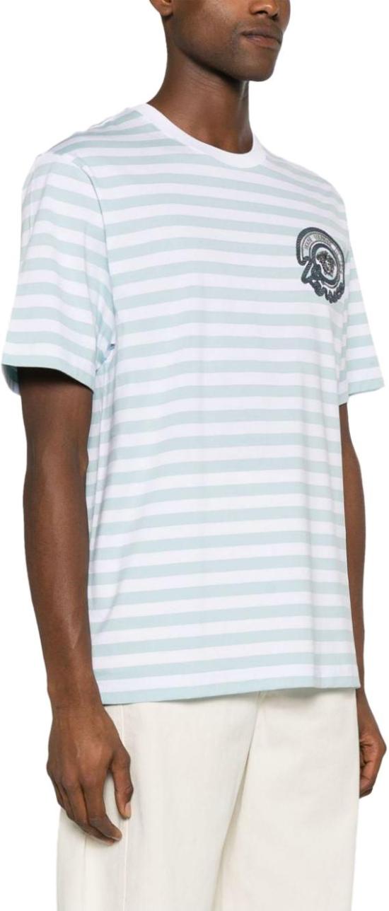  베르사체 반팔 티셔츠 10133021A098732WK90 BLUE - VERSACE