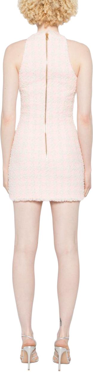  발망 숏 원피스 EF1R3295XK69OHP PINK - BALMAIN
