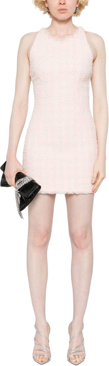  발망 숏 원피스 EF1R3295XK69OHP PINK - BALMAIN