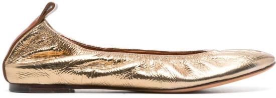  랑방 플랫 슈즈 FWBAMB02METAP24M1 GOLD