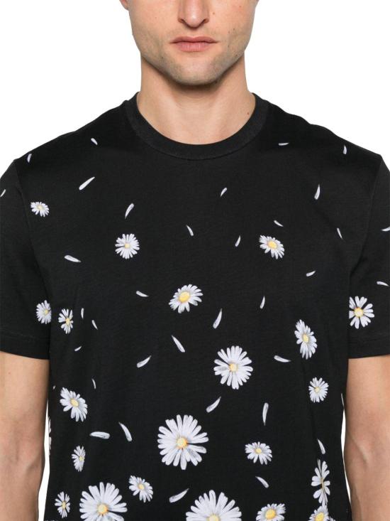  모스키노 반팔 티셔츠 A071902414555 BLACK - MOSCHINO