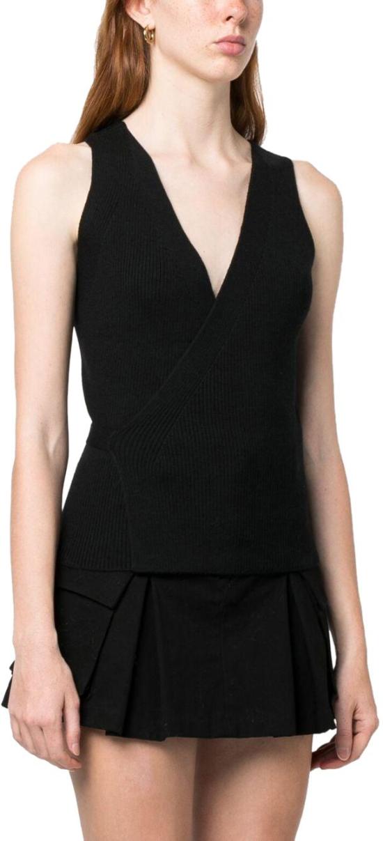  파투 탑 KN1538040999B BLACK - PATOU