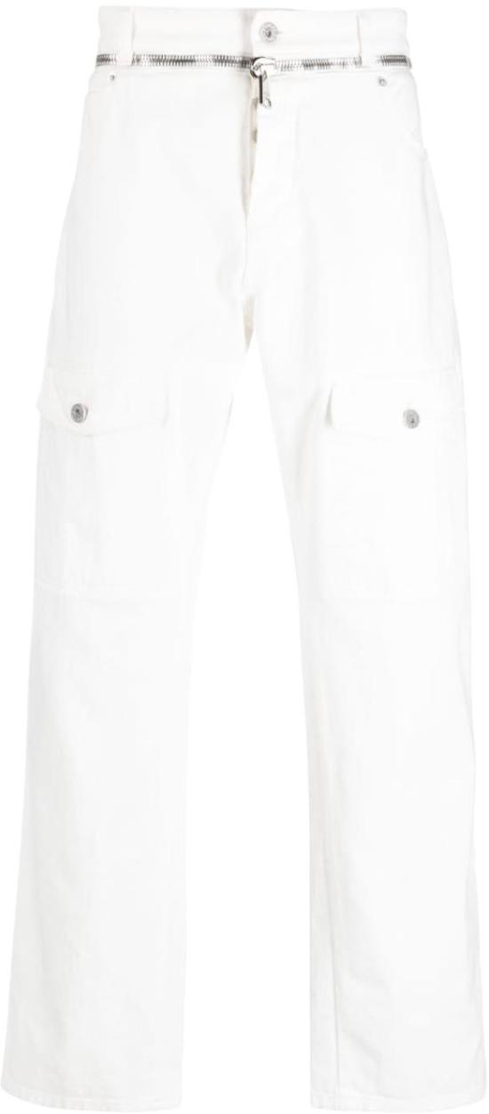  발망 데님 팬츠 AH0MI045DB690FA WHITE