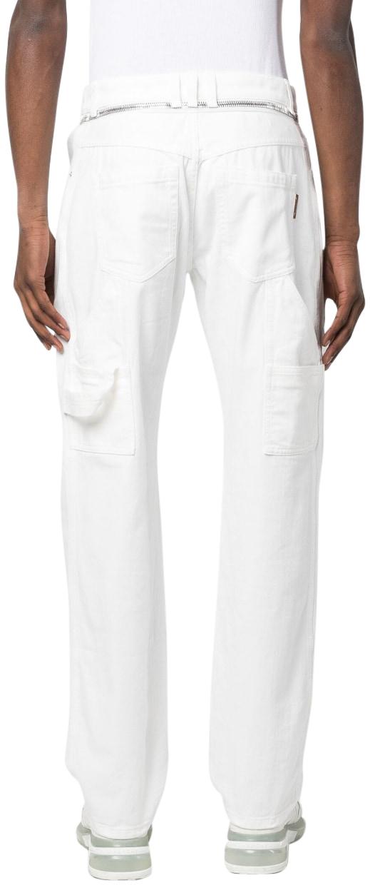  발망 데님 팬츠 AH0MI045DB690FA WHITE - BALMAIN