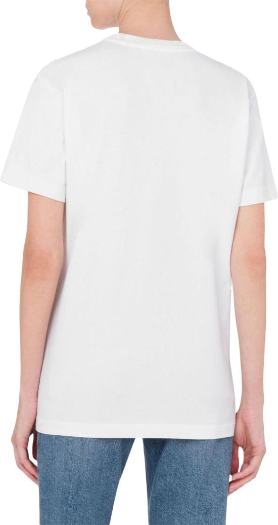  모스키노 반팔 티셔츠 J070105411001 WHITE - MOSCHINO