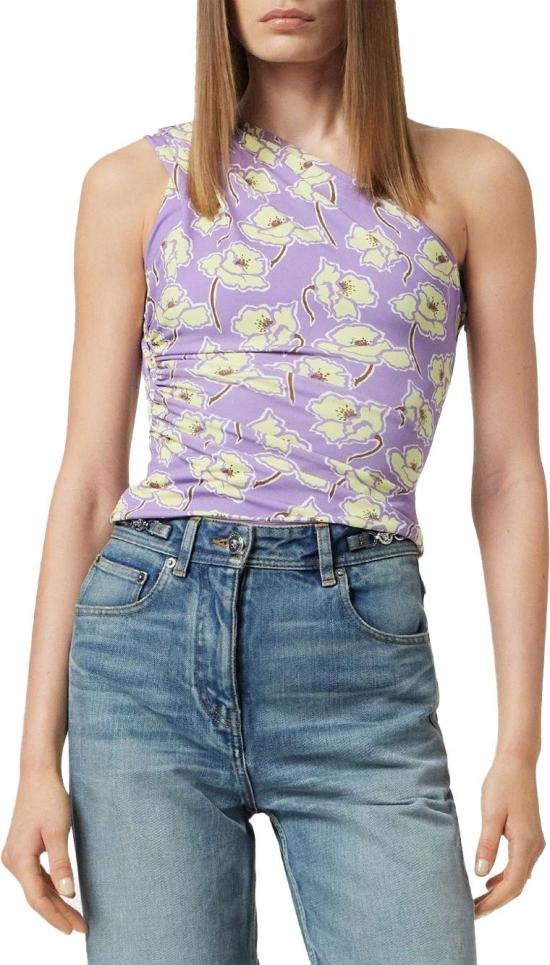 25SS 베르사체 민소매 티셔츠 10198151A139185L500 PURPLE - VERSACE