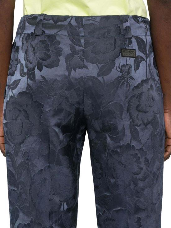 25SS 겐조 스트레이트 팬츠 FF52PA0939JG67 BLUE - KENZO