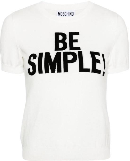  모스키노 스웨터 J091904001002 WHITE