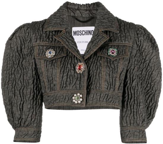  모스키노 코트 J052354211555 BLACK