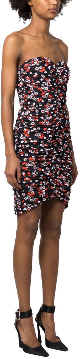  모스키노 미디 원피스 A041304521555 BLACK - MOSCHINO