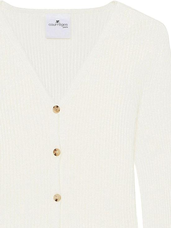  쿠레쥬 가디건 125MGI030FI00490001 WHITE - COURREGES