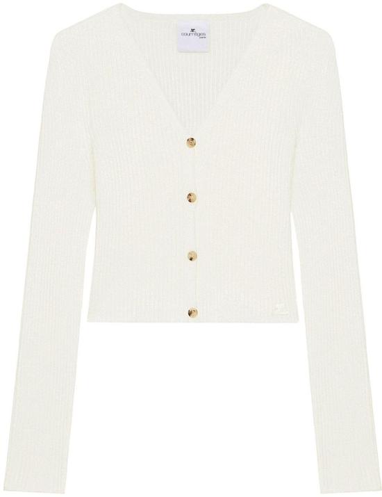 25SS 쿠레쥬 가디건 125MGI030FI00490001 WHITE