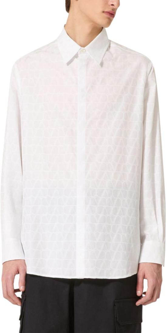 발렌티노 가라바니 긴팔 셔츠 4V3ABR959VCKF9 WHITE - VALENTINO GARAVANI
