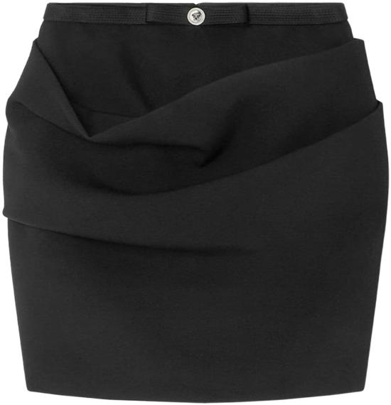 24FW 베르사체 미디 스커트 10172691A120521B000 BLACK