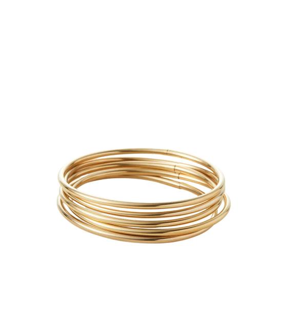  제니 버드 커프스 링크/타이 홀더 데인 뱅글 세트 5개입