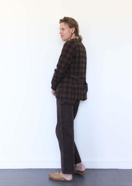  제시 캄 스트레이트 팬츠 핸디팬츠 레이즌 - JESSE KAMM