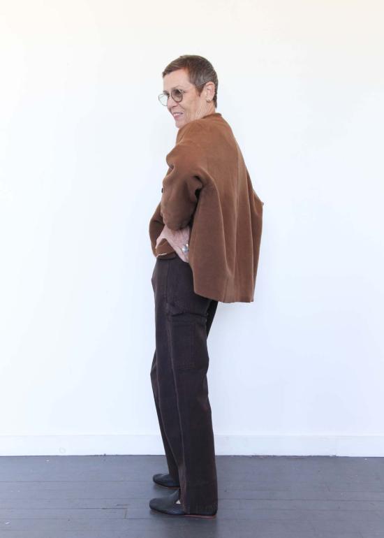  제시 캄 스트레이트 팬츠 핸디팬츠 레이즌 - JESSE KAMM