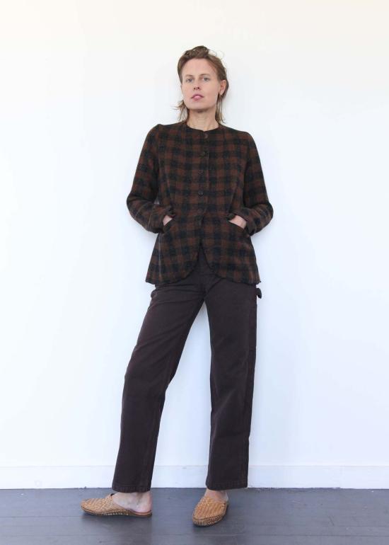  제시 캄 스트레이트 팬츠 핸디팬츠 레이즌 - JESSE KAMM