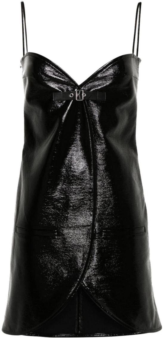  쿠레쥬 미디 원피스 124CRO334VY00149999 BLACK