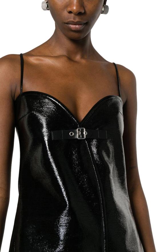  쿠레쥬 미디 원피스 124CRO334VY00149999 BLACK - COURREGES