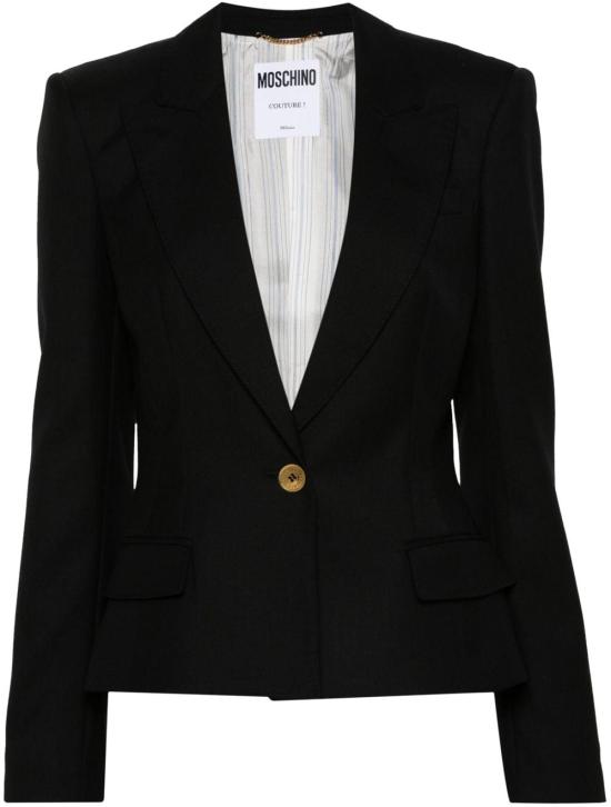 24FW 모스키노 코트 A051555190555 BLACK