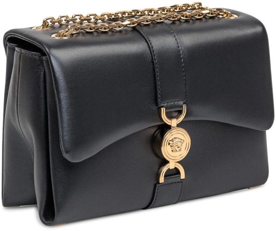  베르사체 클레이오 레더 숄더백 10159641A117821B00V BLACK - VERSACE